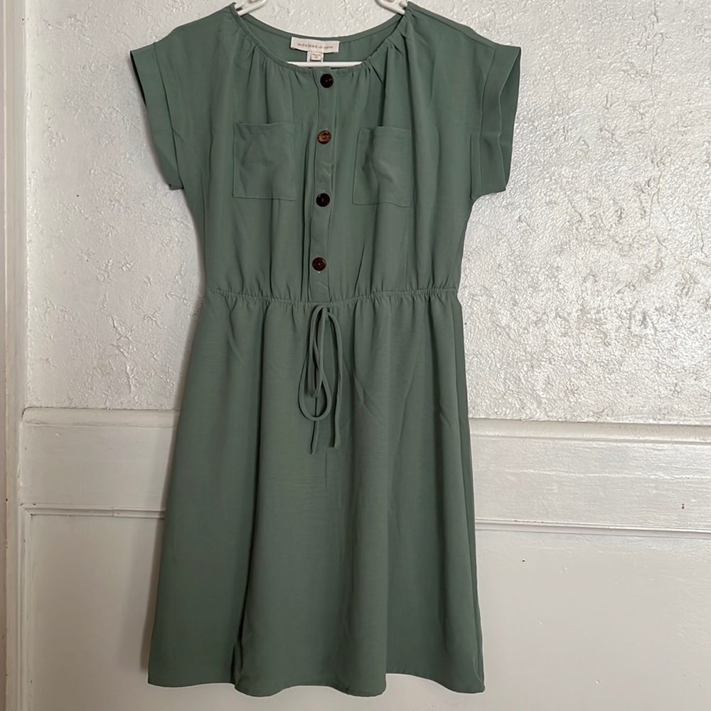 Size medium, sage dress